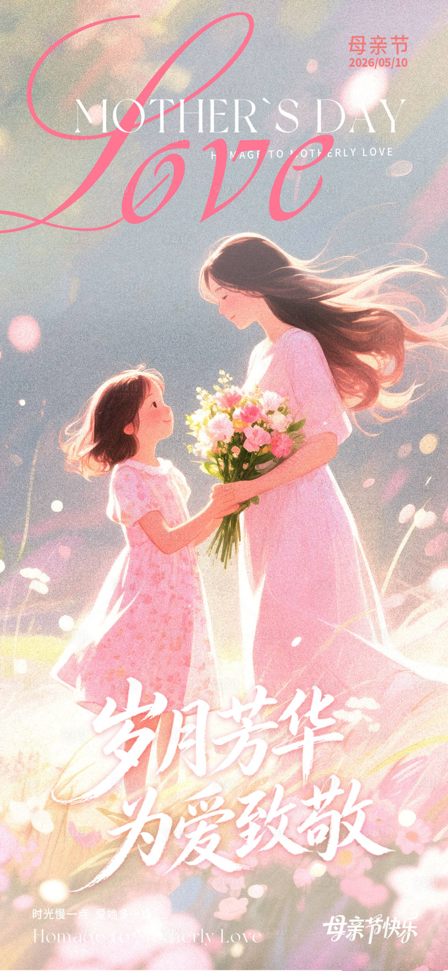 源文件下载【享设计】搜索编号：13020036762956089【母亲节海报】