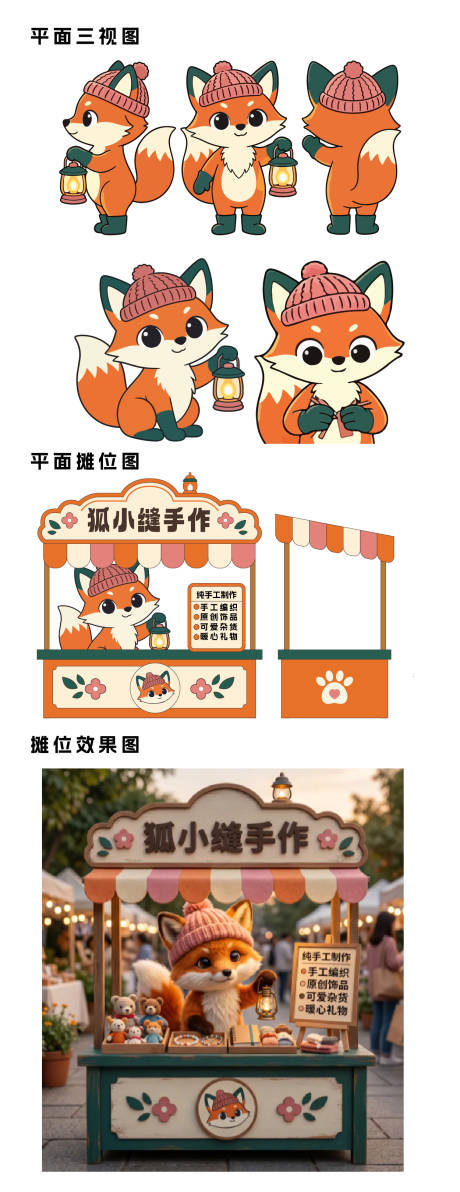 源文件下载【享设计】搜索编号：89000037070713296【手作店铺卡通形象设计】