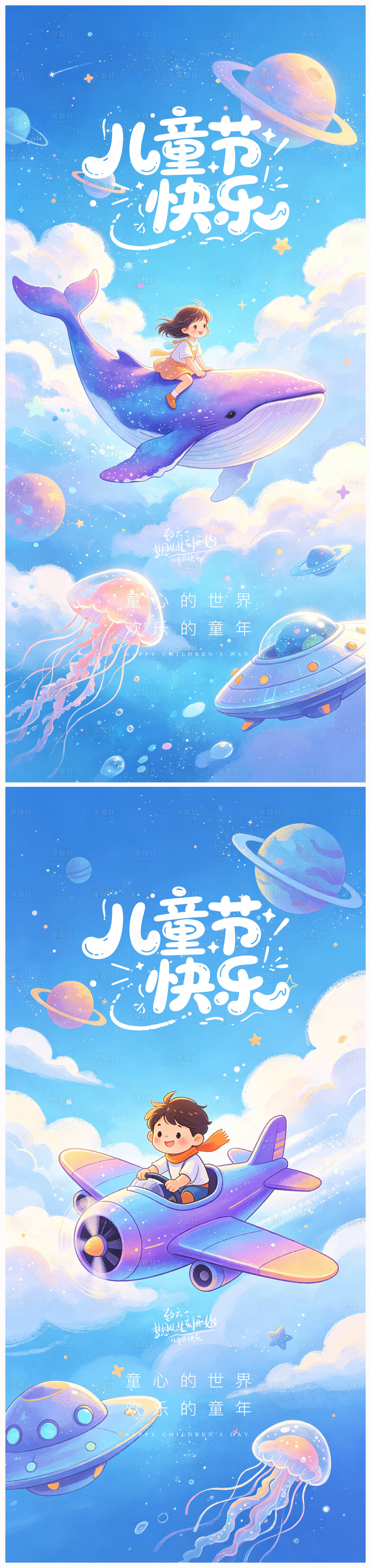 源文件下载【享设计】搜索编号：90580036846505443【六一儿童节海报】