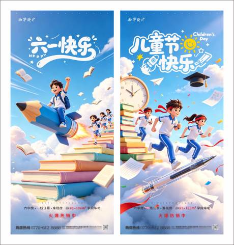 源文件下载【享设计】搜索编号：93860037083321061【六一儿童节海报】