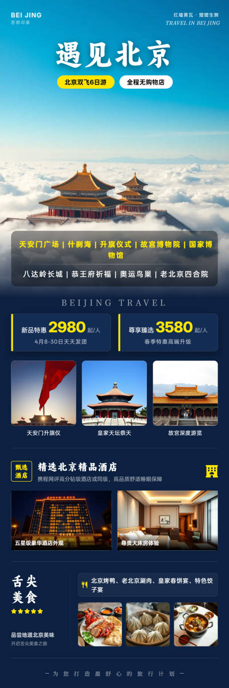 源文件下载【享设计】搜索编号：92110037177129784【遇见北京尊享之旅长图旅游海报】