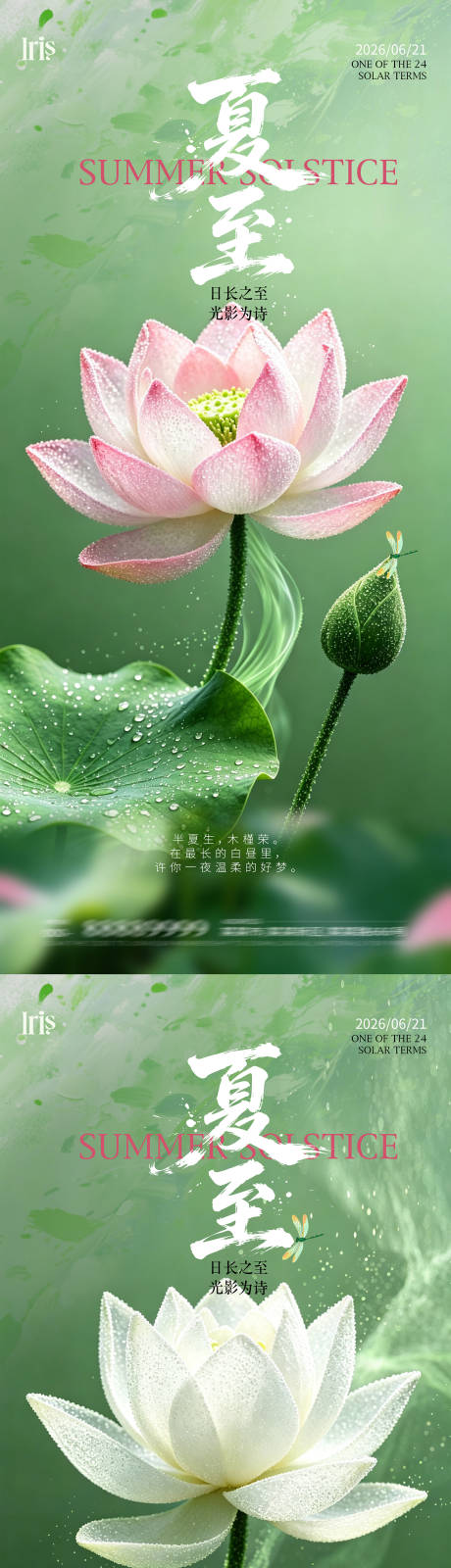 源文件下载【享设计】搜索编号：98310037271057861【夏至节气海报   】