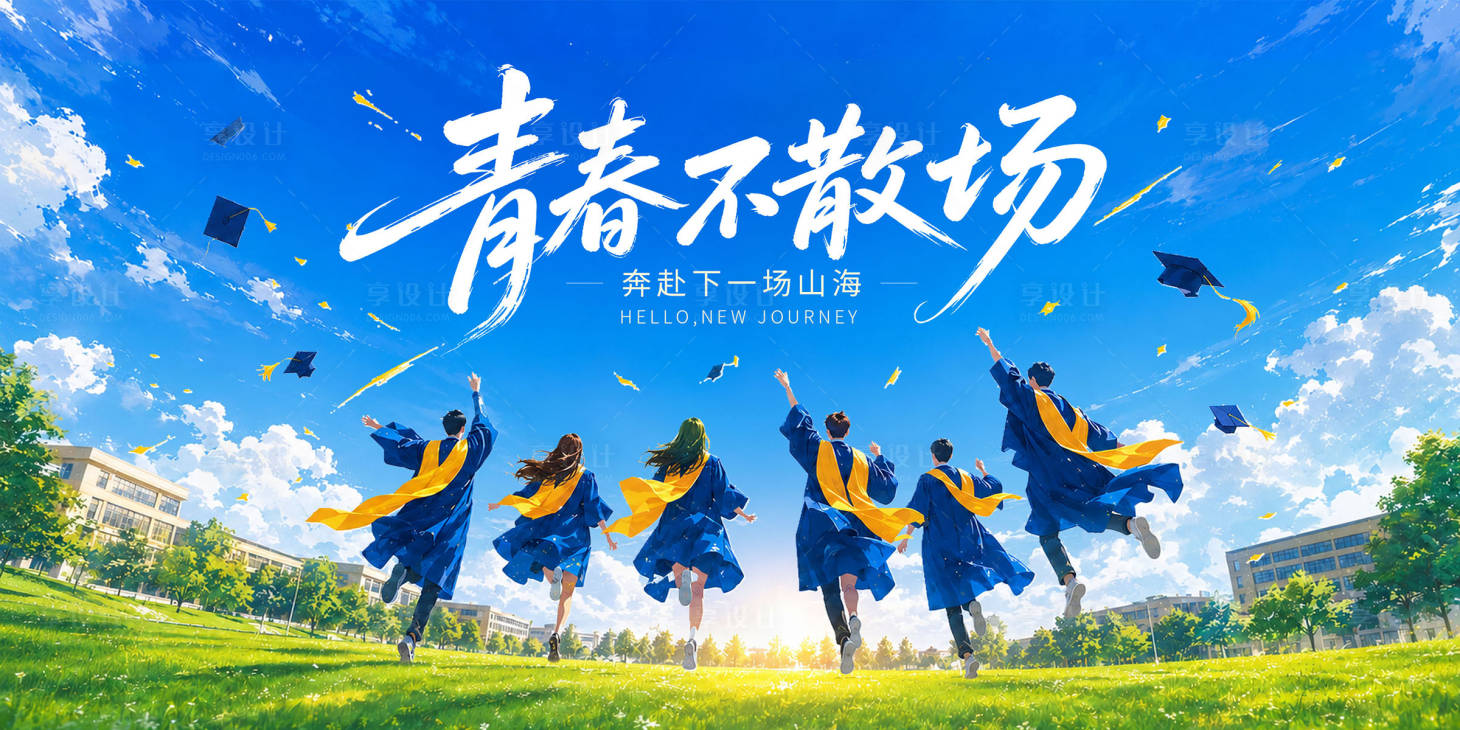 源文件下载【享设计】搜索编号：35000037436921913【毕业视觉海报】