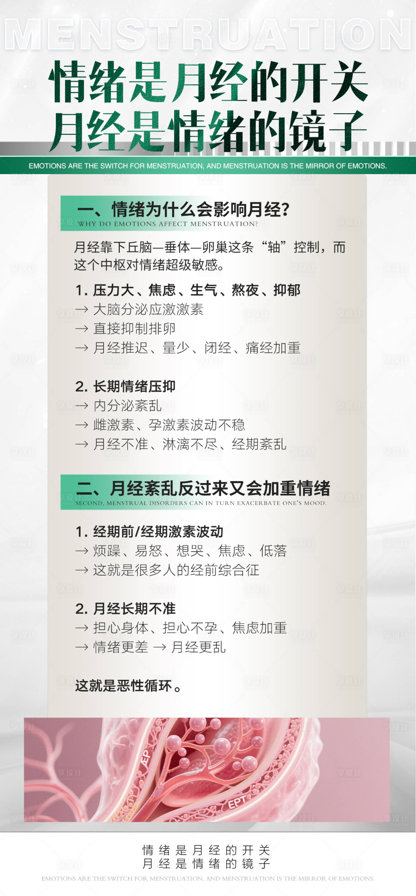 源文件下载【享设计】搜索编号：19260037402385120【女性健康科普宣传产品海报】