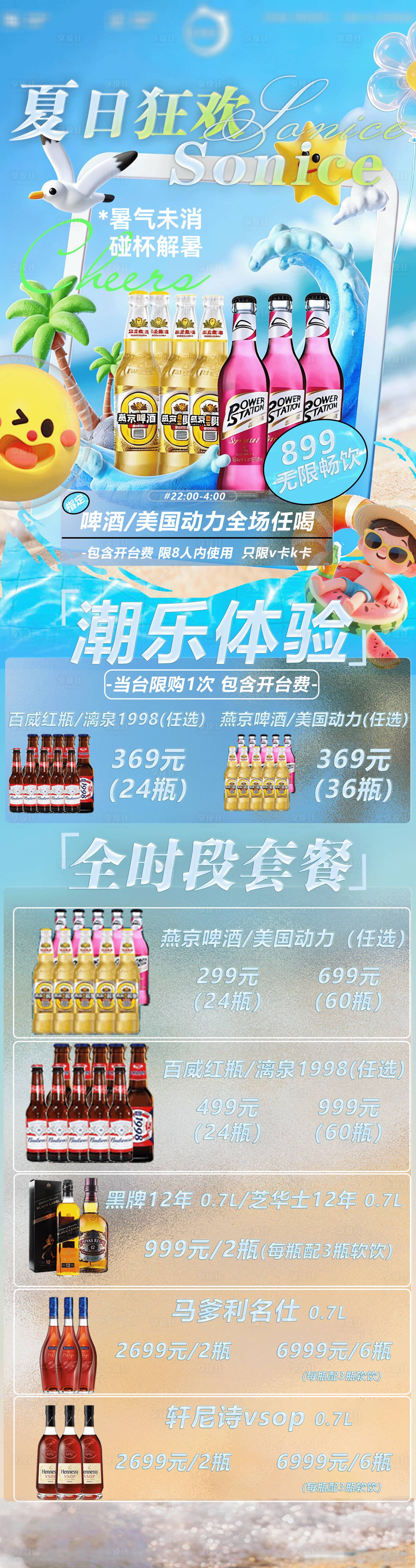 源文件下载【享设计】搜索编号：47500037168798055【酒吧海报酒水长图夏日狂欢】