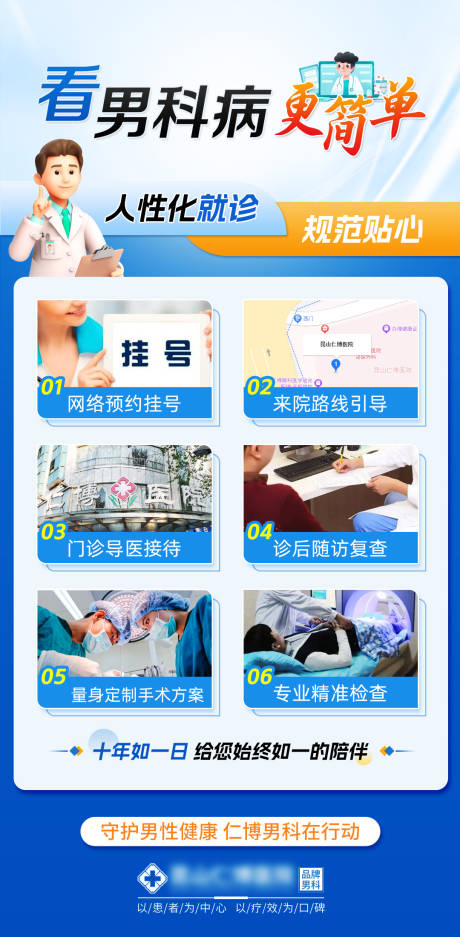 源文件下载【享设计】搜索编号：95060037513135583【男性男科检查海报】