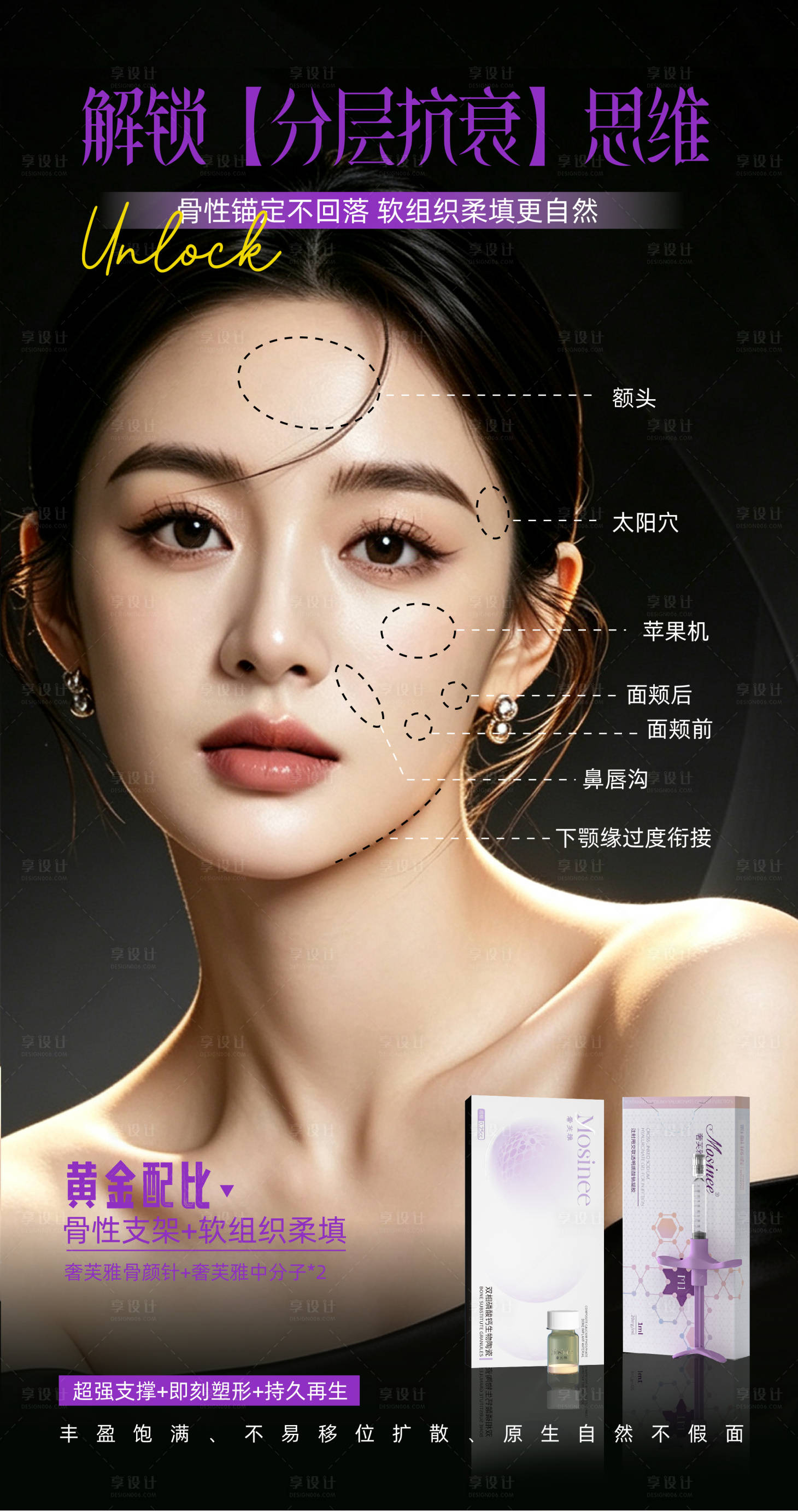 源文件下载【享设计】搜索编号：97970037717758452【玻尿酸 骨雕 骨颜针】