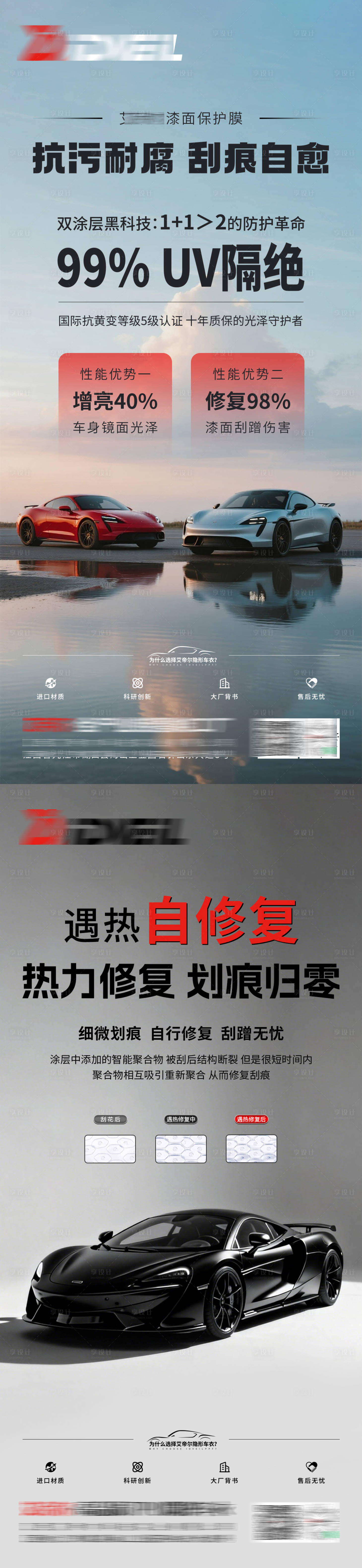 源文件下载【享设计】搜索编号：27400037729026369【汽车车膜车衣海报】