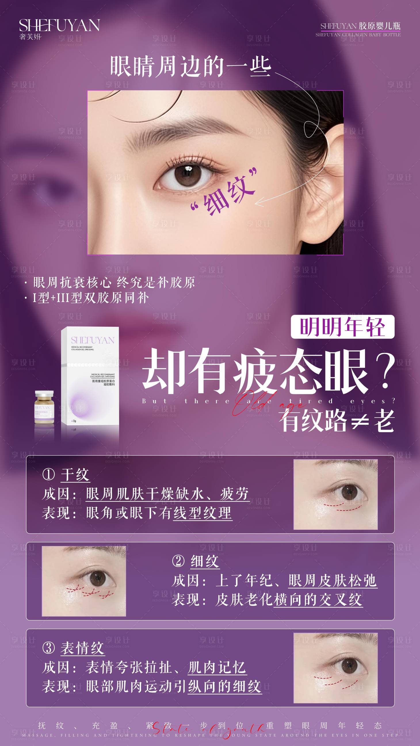 源文件下载【享设计】搜索编号：52530037922365512【医美美女产品海报】