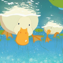 今天也要加油鸭头像