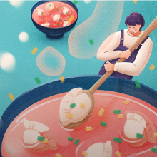 一个大西瓜头像