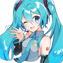 做平面的小白白头像