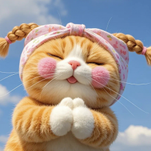 失眠的猫头像