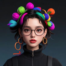 不会画画的美术生头像