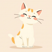 歪脸猫头像