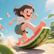 脚踩西瓜皮头像