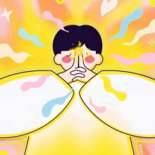 喷射的火焰头像