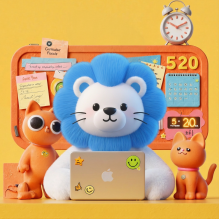 草原射鸡狮头像